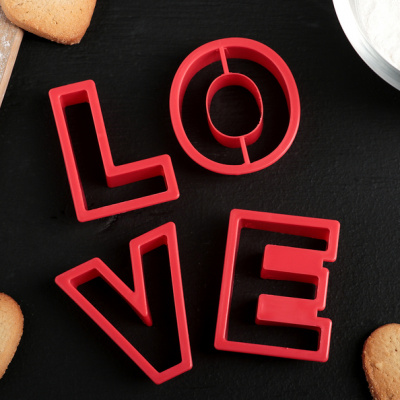 Формы для печенья "Love" 4 шт
