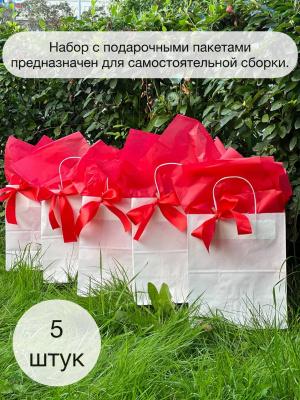 Подарочные пакеты бумажные набор №1