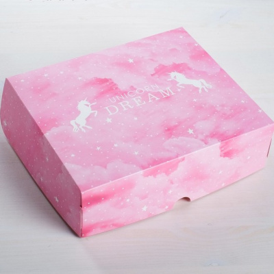 Коробка 20*17*6см Unicorn Dream