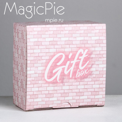 Коробка-пенал 15*15*7см Gift
