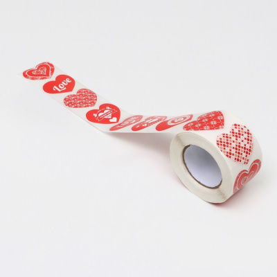 Наклейки "Love you" ассорти 3,8 см
